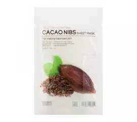 Тканевая маска с экстрактом какао TENZERO Solution Hydrating Cacao Nibs Sheet Mask
