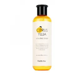 Освежающий тонер для лица с экстрактом юдзу FarmStay Citrus Yuja Vitalizing Toner