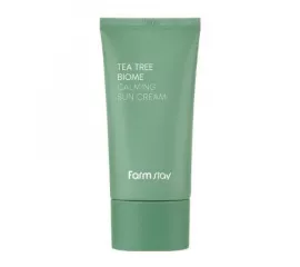 Солнцезащитный крем с экстрактом чайного дерева SPF50+/PA++++ FarmStay Tea Tree Biome Calming Sun Cream