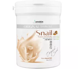 Альгинатная маска с муцином улитки  Anskin Snail Modeling Mask