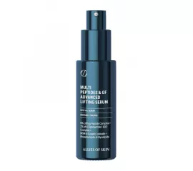 Разглаживающая мультипептидная сыворотка с фактором роста ALLIES OF SKIN Multi Peptides & GF Advanced Lifting Serum