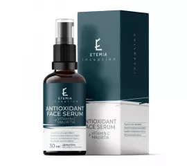 Антиоксидантная сыворотка с витамином С и маслом бурити Etemia Antioxidant Face Serum Vitamin C + Mauritia