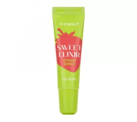 Бальзам для губ с экстрактом клубники Consly SWEET ELIXIR Strawberry Lip Balm