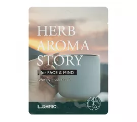 Тканевая маска с экстрактом бергамота и эффектом ароматерапии L.Sanic Herb Aroma Story Bergamot Relaxing Mask Sheet