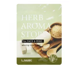 Тканевая маска с экстрактом эвкалипта и эффектом ароматерапии L.Sanic Herb Aroma Story Eucalyptus Relaxing Mask Sheet