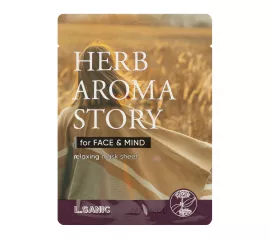 Тканевая маска с экстрактом пачули и эффектом ароматерапии L.Sanic Herb Aroma Story Patchouli Relaxing Mask Sheet