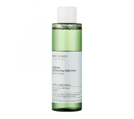 Тонер для проблемной кожи с чайным деревом и AHA/PHA кислотами Mary&May Vegan CICA Tea Tree AHA PHA Toner