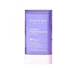 Солнцезащитный стик с бакучиолом и пептидами Mary&May Vegan Peptide Bakuchiol Sun Stick SPF50+ PA++++