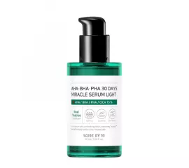 Лёгкая сыворотка для проблемной кожи с AHA, BHA и PHA кислотами Some By Mi AHA BHA PHA 30 Days Miracle Serum Light