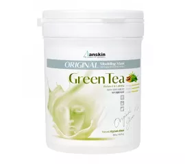 Успокаивающая альгинатная маска с зелёным чаем  Anskin Green Tea Modeling Mask